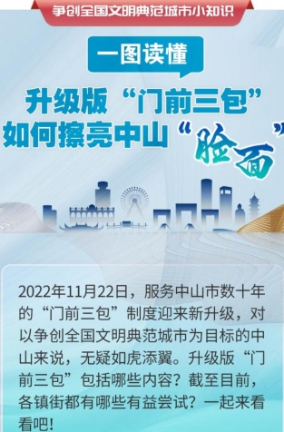 一圖讀懂 | 升級版“門前三包”如何擦亮中山“臉面”？